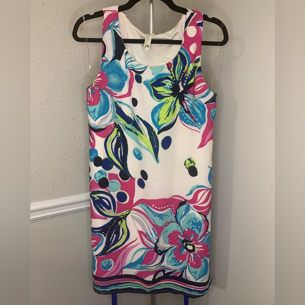 Midi Spring/Summer dress with waist tie